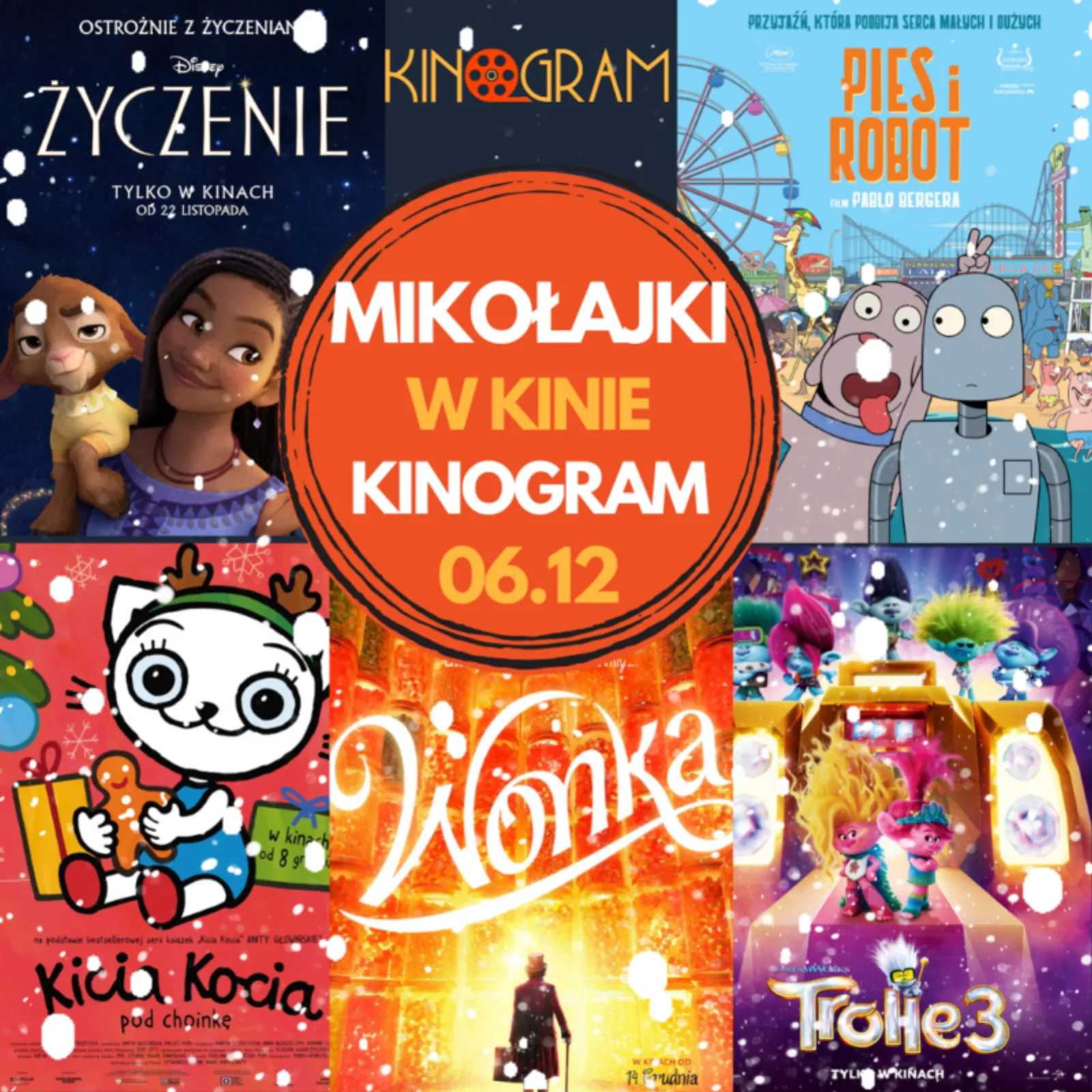 Filmowe mikołajki w kinie KinoGram!