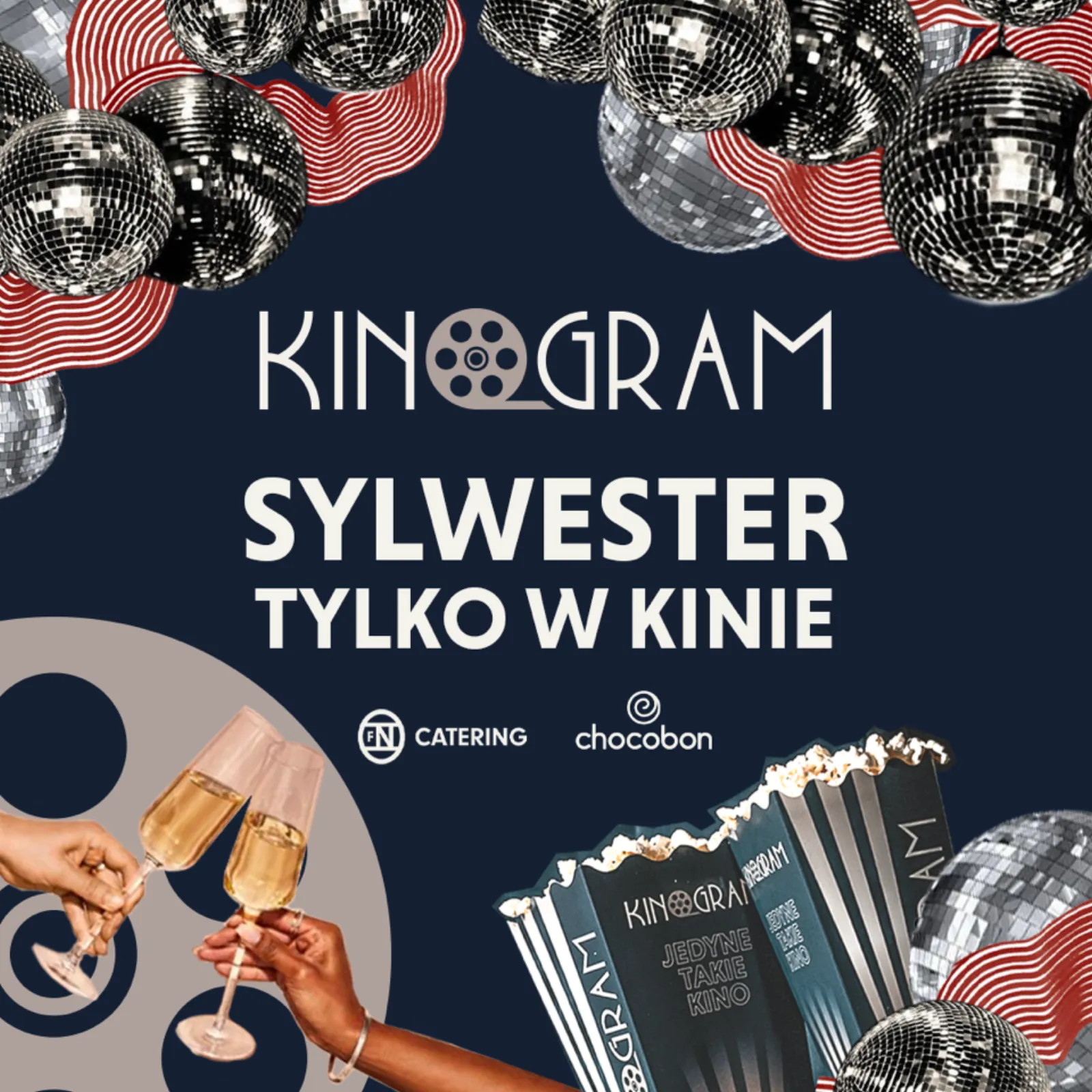 Sylwester 2024 w kinie KinoGram – OSTATNIE MIEJSCA!