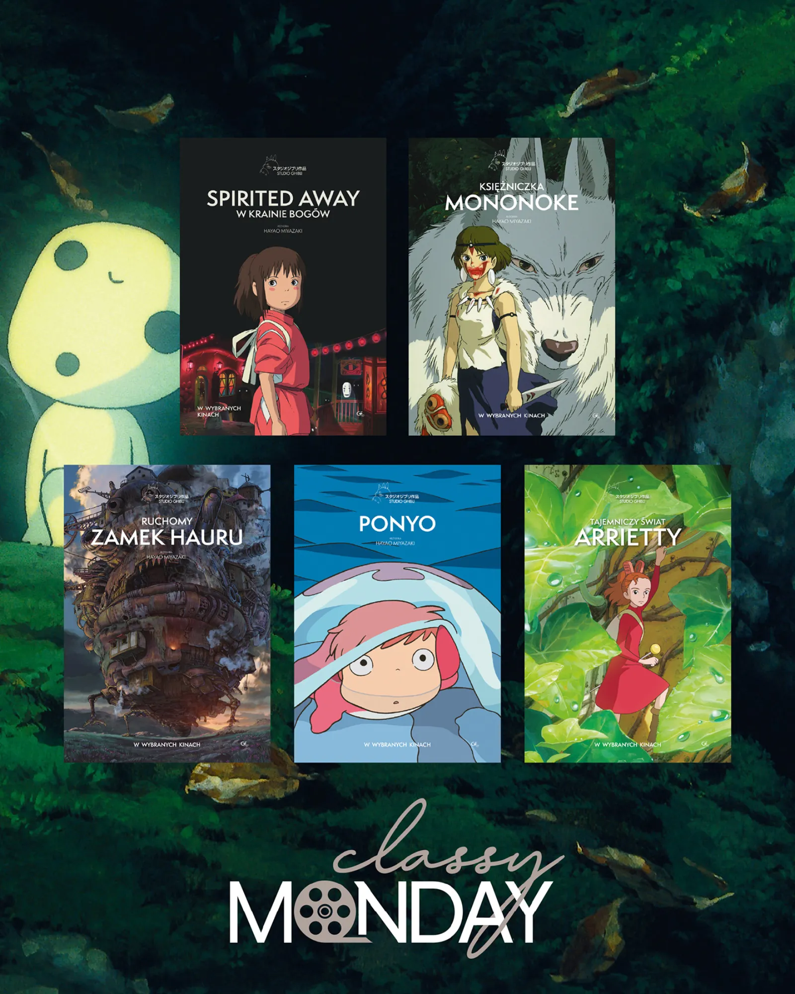Classy Monday z filmami Studia Ghibli w Kinogramie